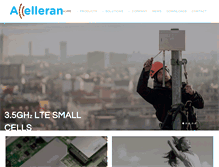 Tablet Screenshot of accelleran.com